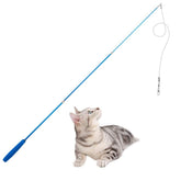 KABB retractable cat wand extended to 33 inches for wide, engaging play.