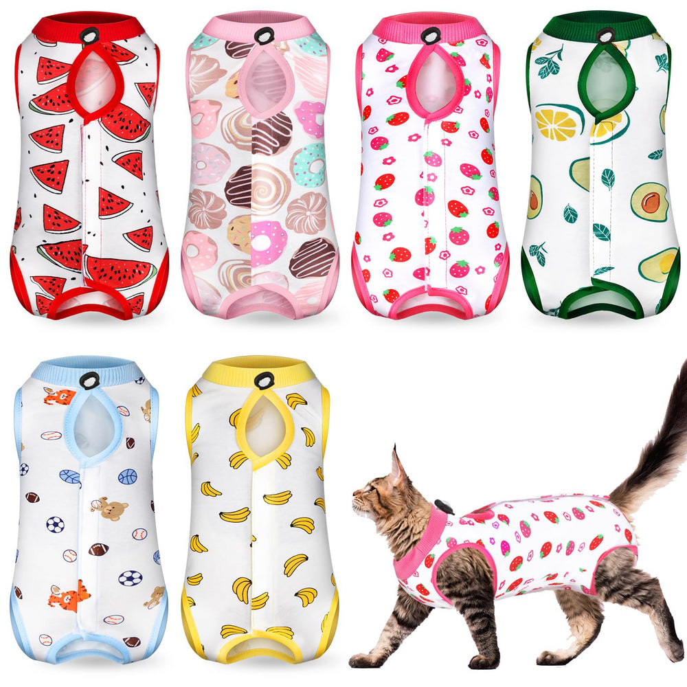 Kacctyen cat recovery suit pack front view for quick post-surgery wear.