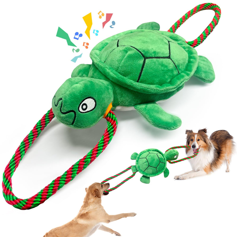 kachewlulu large turtle dog toy squeaky for engaging play sessions