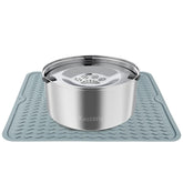 Kactoily 3L large-capacity dog water bowl front view for long-lasting hydration