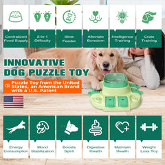 KADTC dog puzzle level1 lids demonstrates gentle treat-release for beginners