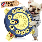 KADTC puzzle toy front view highlighting engaging brain game for dogs