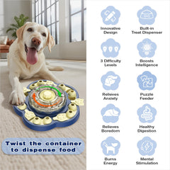 KADTC dog puzzle with four modes shows progressive challenge and engagement
