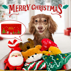 Kagoty Santa Claus toy delivers squeak-driven play for teething puppies