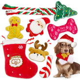 Kagoty Christmas stocking dog toy for small dogs supports festive playtime