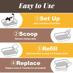 KAKKUE no-scrub cleanup makes daily setup quick and easy for busy pet parents.