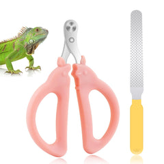 KALAMANDA cat nail clippers pink front view for precise trims.