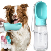 Kalimdor dog water bottle with big trough aids quick hydration on walks.