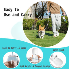 Kalimdor Dog Water Bottle features leak-proof cap to prevent spills