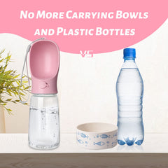 Kalimdor dog water bottle one-key operation for simple one-handed use