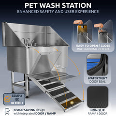 KANIS floor grates in sturdy steel, promote clean drainage and hygiene after baths.
