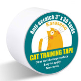 Karaseno anti-cat-scratch tape clear roll protects furniture from cat claws.