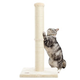 Karolpar 34inch cat scratching post base shows a stable platform for secure play