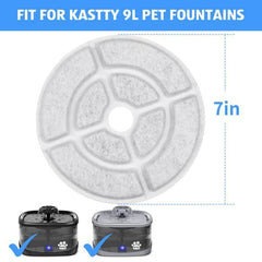 Kastty pump sponge filters prevent clogs and extend fountain life.
