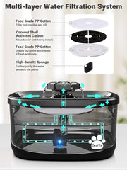 Kastty three flow designs attract pets and suit preferences