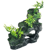 Kathson Mountain Cave decor provides a natural hideout for small fish in the aquarium.