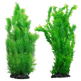 Kathson tall-seaweed-green 21.7-inch plant adds natural vitality to the aquarium.