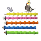 KATHSON natural wood bird perch 6.29 inch for comfortable rest and foot exercise