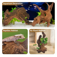 Kathson natural driftwood decor enhances aquarium landscape realism