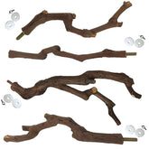 Kathson grapevine perch 9-12in branch provides natural grip for small bird feet