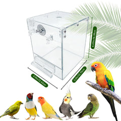 Kathson leakproof bird bath design prevents spills during playful bathing sessions