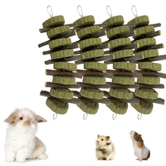 Kathson Rabbit Chew Toys closeup of apple wood stick for natural teeth grinding