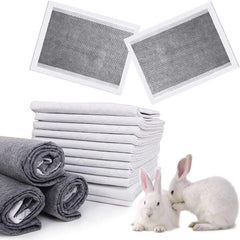 Kathson rabbit pee pad packaging shows a 100-pack for convenient restocking and storage.