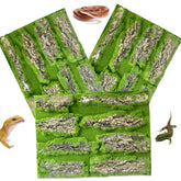 Kathson reptile cork bark background natural moss closeup enhances habitat realism.
