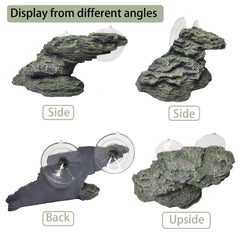 kathson Turtle Basking Platform natural rock detail enhances habitat realism