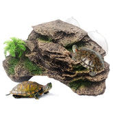 Kathson turtle basking platform with suction cups provides secure sunbathing for small reptiles.