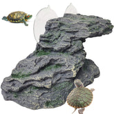 kathson Turtle Basking Platform top view shows natural rock look for seamless tank integration
