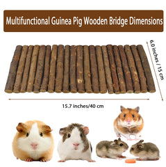 Kathson wooden hamster bridge assembly image demonstrates versatile forms for varied habitats.