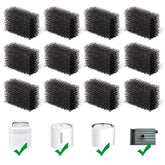 Katlikatqi 12-pack cat fountain filters shown in a package for clean drinking water.