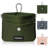KATOZOO dog treat pouch with one-handed access for quick rewards on walks