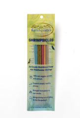 KatsAquatics Shrimpsicles ingredient closeup reveals real vegetables and proteins.
