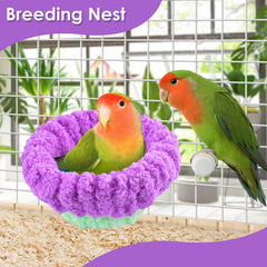 KATUMO Bird Nest installation with metal washer enables secure cage mounting