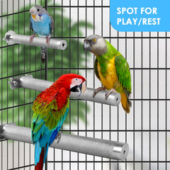 KATUMO 9.8-inch perch fits small to medium birds in cages.