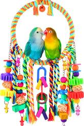 KATUMO bird toys swing perch close-up for enrichment and safe chewing.
