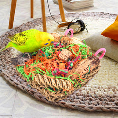 KATUMO colorful wood blocks attract birds, supporting engagement and play