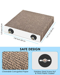 KATUMO parrot chew toy details showing sturdy corrugated paper texture.