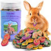 Katumo rabbit chew toys close-up showing natural ingredients and textured bites for gnawing