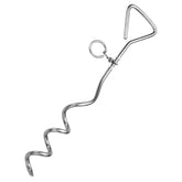 Katzco Dog Tie-Out Stake with arrowhead tip for secure ground anchoring in yards or parks.