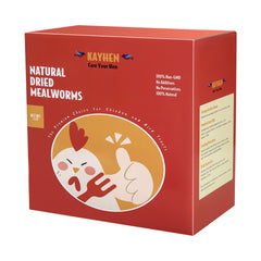 KAYHEN dried mealworms in a chicken bowl boosting protein for laying hens