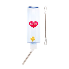 Kaytee Clear View Water Bottle 8oz transparent bottle highlighting water level