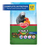 Kaytee Exact Rainbow nuggets close-up showing uniform nutrition for vibrant plumage.