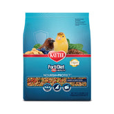 Kaytee Forti-Diet Pro Health packaging for small birds supports plumage vitality and freshness.