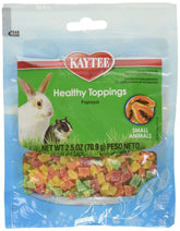 Kaytee Healthy Toppings Papaya pack closeup with real fruit for training rewards.