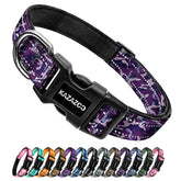 Kazazoo Reflective Dog Collar with Soft Padding close-up showing comfort and durability for daily walks.
