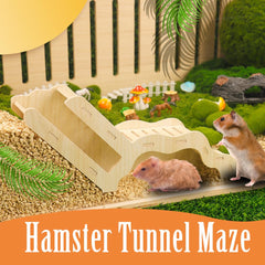 Kcrygogo hamster explorer snap-assembly enables quick, tool-free cage integration
