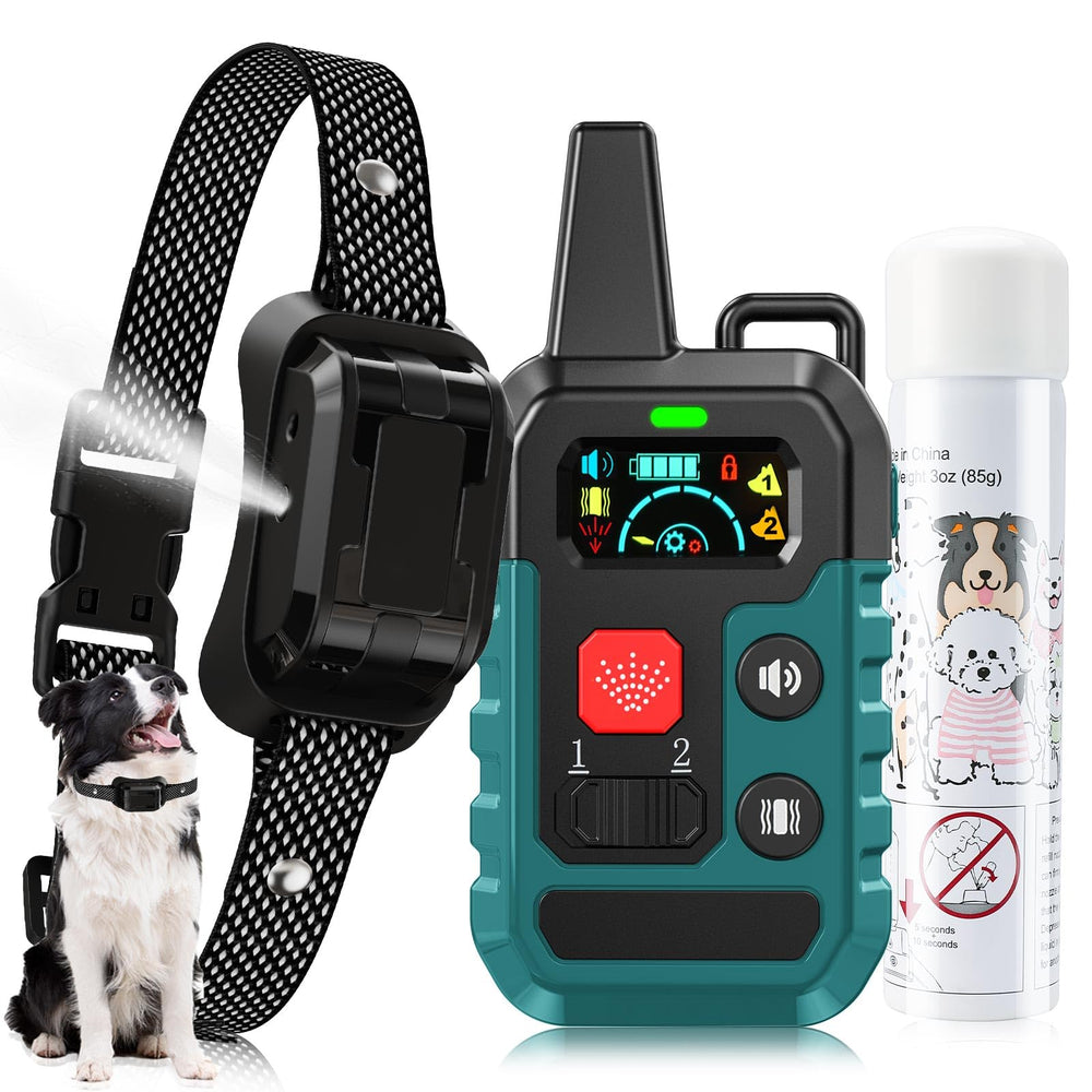 KDSZJDV Citronella collar front view with humane spray for calm training